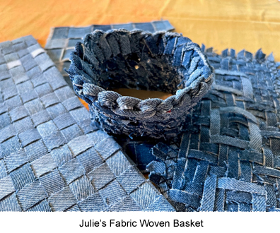 Julie's Fabric Woven Basket
